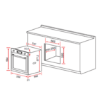 EF Sensor Touch Control Built-In Oven BO AE 1370 A - Image 9