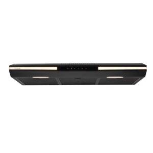 Rinnai Sleek & Stylish Matt Black Design LED Slimline Hood RH-S3059-PBW