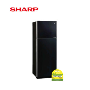 Sharp SJ-PG39P-BK (Black) 394L 2 Door Grand Refrigerator - 2 Years Sharp Warranty