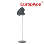 EUROPACE EUF3753D 7" RECHARGEABLE DC FAN WITH ADJUSTABLE HEIGHT (GREY) + 1 YEAR WARRANTY - Image 2