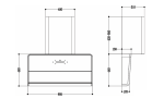MAYER MMSH9099-BK 90CM FLAT HOOD + 2 YEARS WARRANTY - Image 2