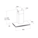 MAYER TABLA CAP 90CM CHIMNEY HOOD + FREE BASIC INSTALL - Image 2